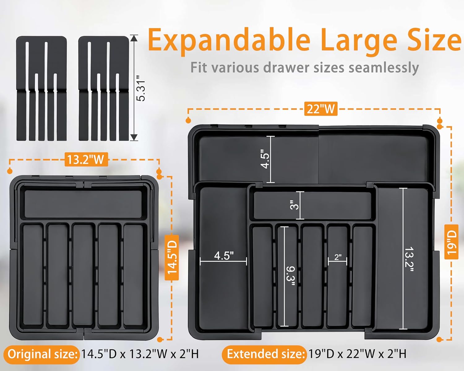 Expandable Cutlery Drawer Organiser