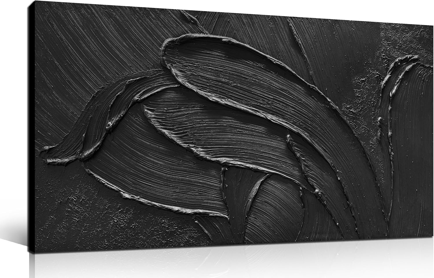 Hand-Painted 3D Textured Abstract Oil Painting on Canvas